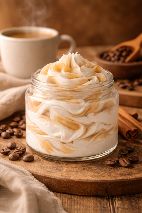 Coffee-Scented Whipped Body Butter