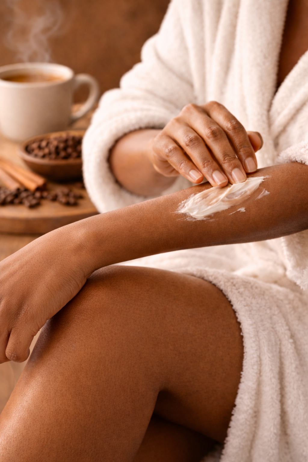 Coffee-Scented Whipped Body Butter