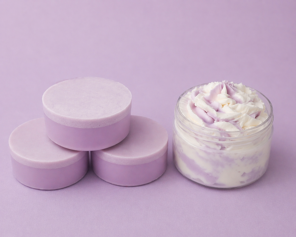 Lavender Oat Baby Bar Soap and Whipped Body Butter Combo